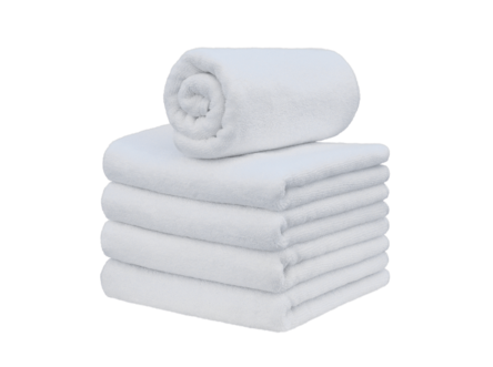 Image of a stack of white towels