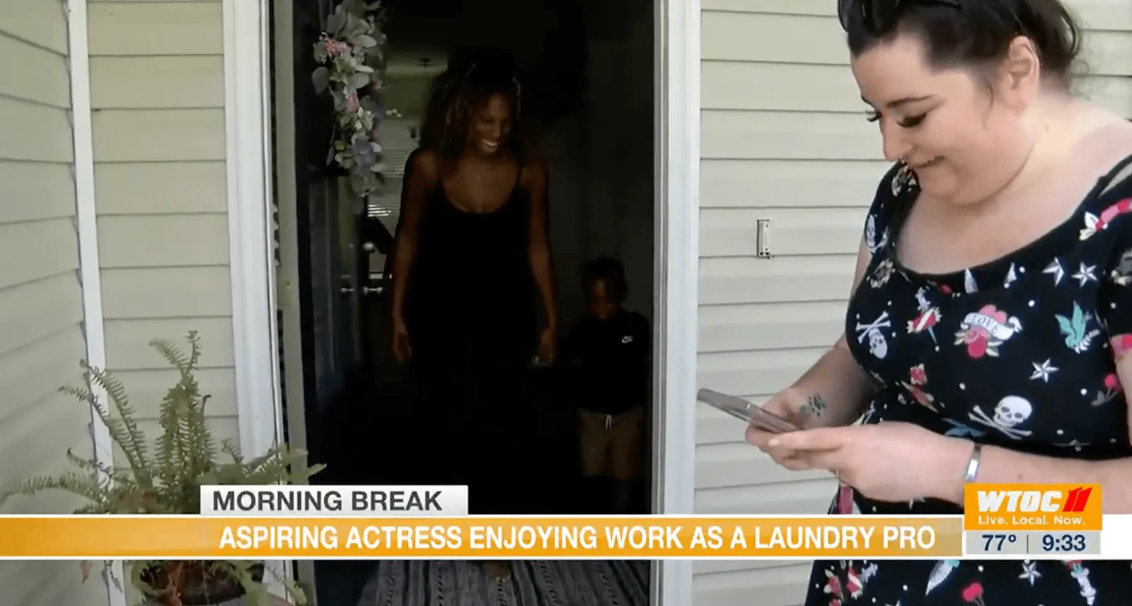 Aspiring Actress Enjoying Work As Laundry Pro